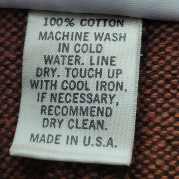 Vintage Michele Lamy Collar Long Sleeve Cotton Dress Size Large - Picture 5 of 8